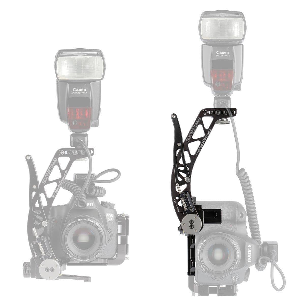 Boomerang Flash Bracket with Universal QR Plate D556