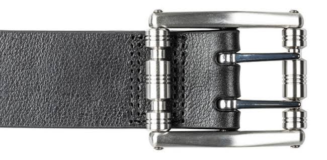 Black Leather Belt N607