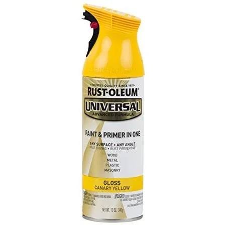 Gloss Canary Yellow All Surface Spray Paint, 12 oz, 6 Pack V95231
