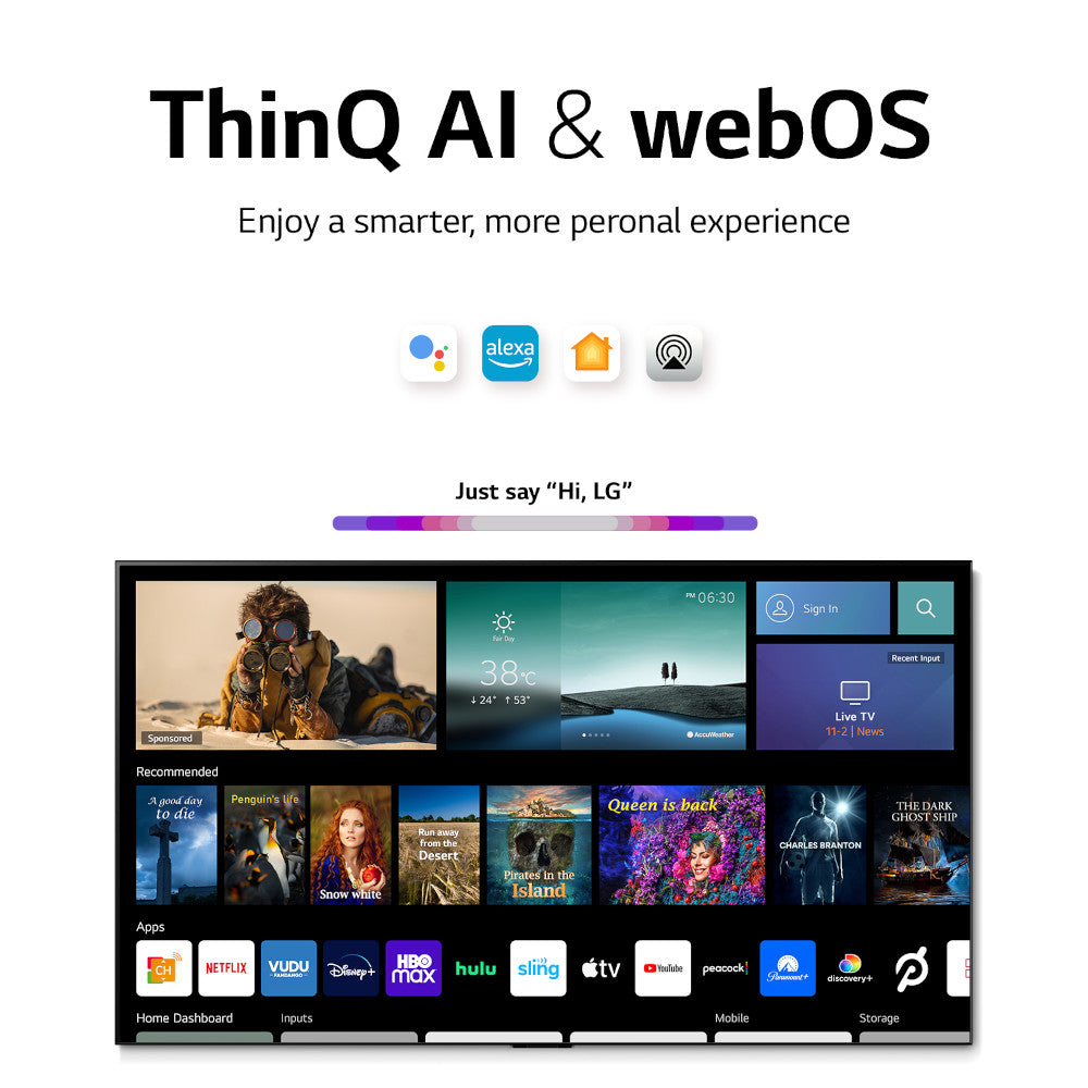 77 Inch OLED 4K HDR Smart TV S6658