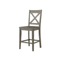 Distressed Grey X-Back Barstool A600