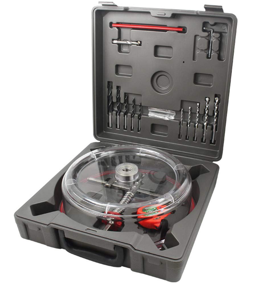 Adjustable Hole Saw Cutter Kit with ABS Dust Cover W399734
