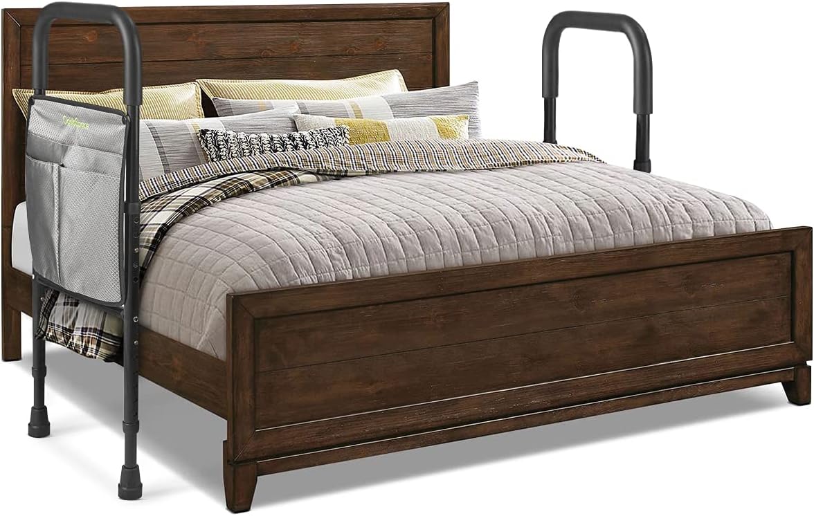Adjustable Bed Rail with Storage Pocket B250