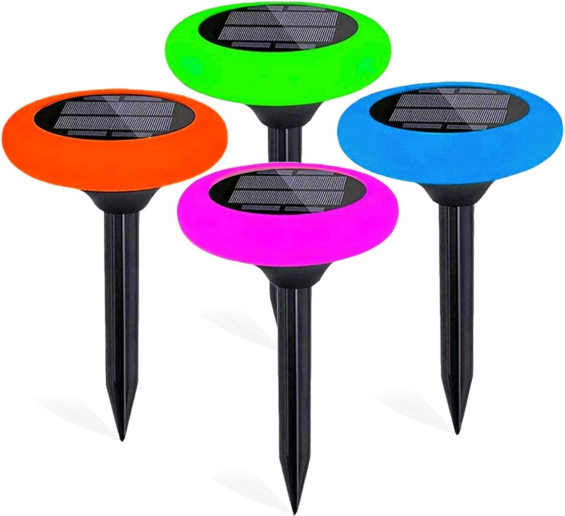 7 Color Solar Pathway Lights (4Pack) O7551