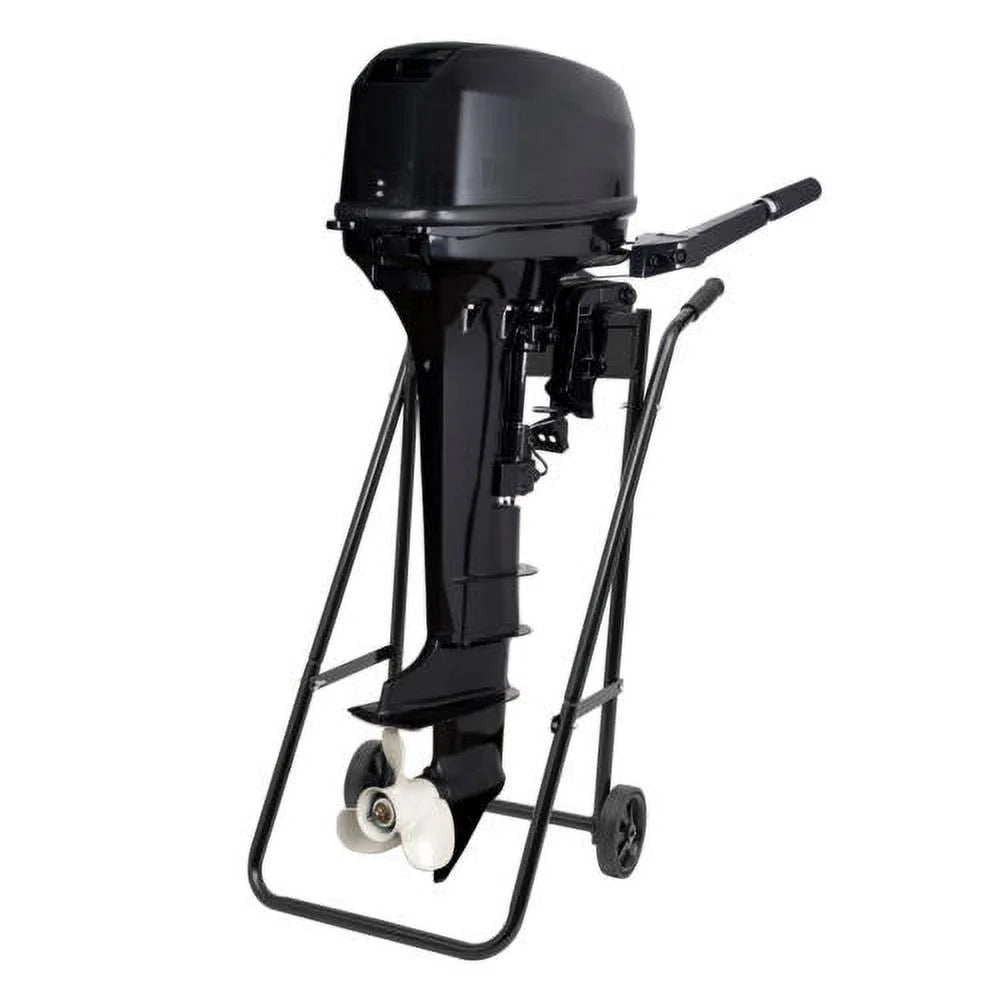 Heavy Duty Outboard Motor Trolley Stand Engine Carrier Dolly Q396