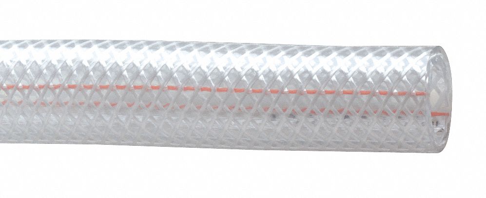 Clear Reinforced Tubing, 225 psi at 70F N88696