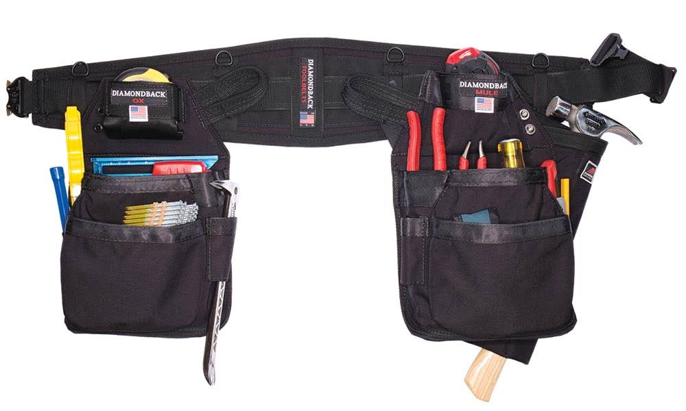 Trim Carpenter Tool Belt, Ranger Green, Medium L498