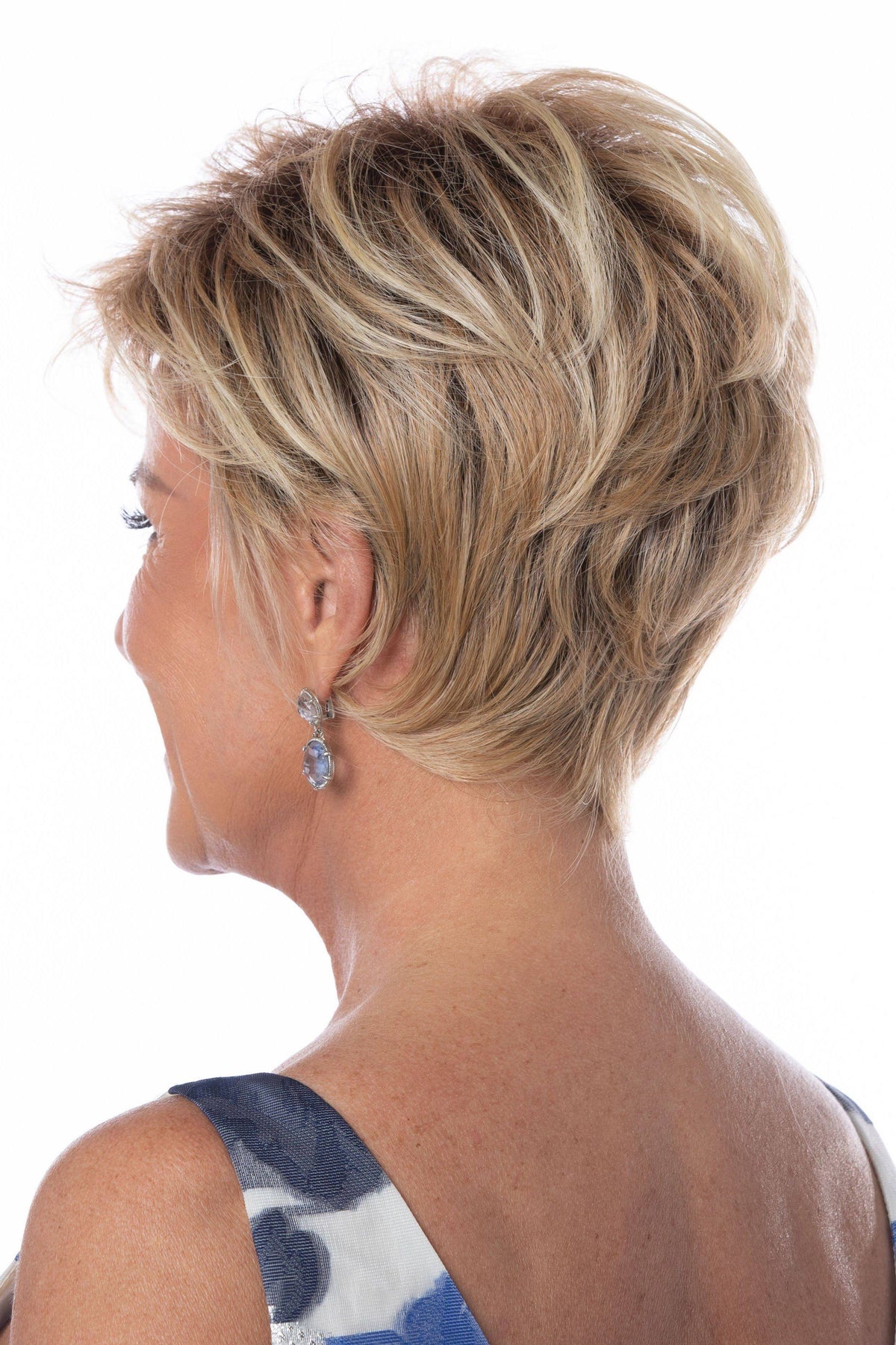 Light Gray Synthetic Wig N3149