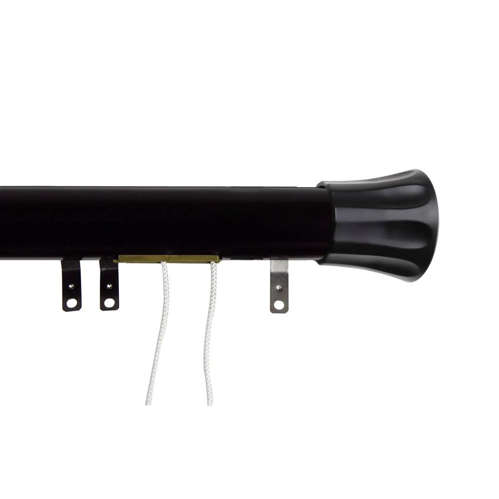 Black Finish Decorative Traverse Rod Z630