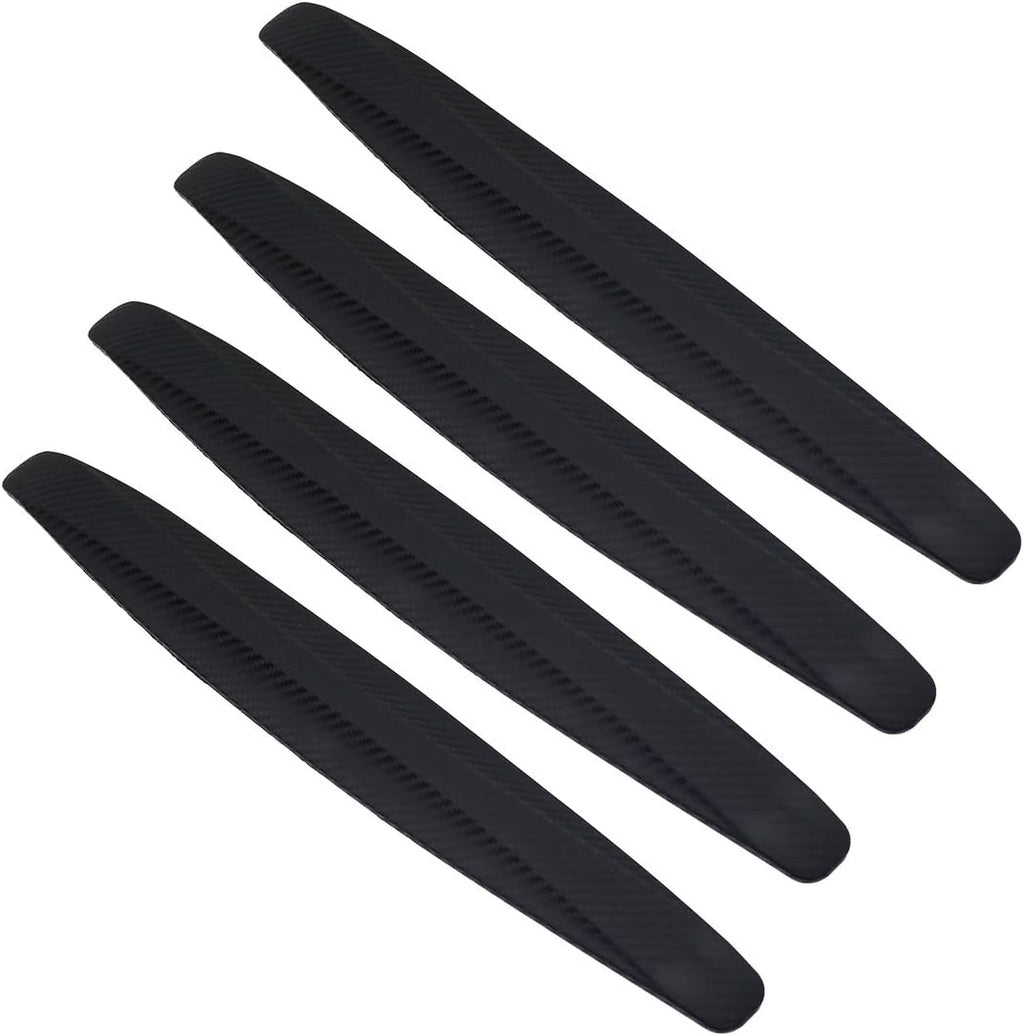 4 Pack Red Rubber Car Bumper Protector Guard Strips A7080