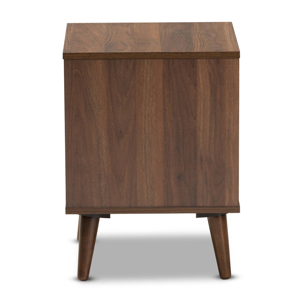 Walnut Wood End Table W2362