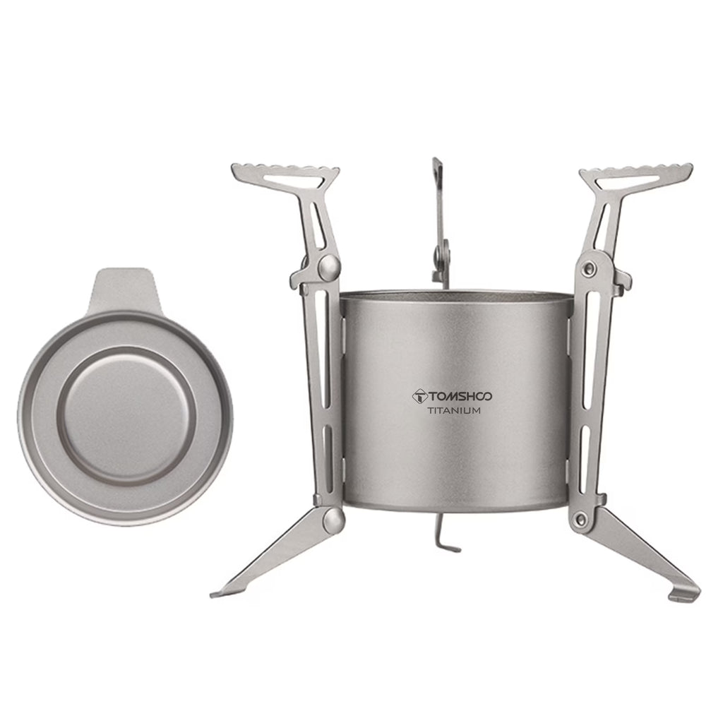 Alcohol Stove with Lid Foldable Legs and Pot Supports C516694