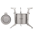 Alcohol Stove with Lid Foldable Legs and Pot Supports C516694