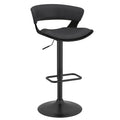 Charcoal & Black Adjustable Air Lift Stool P248611