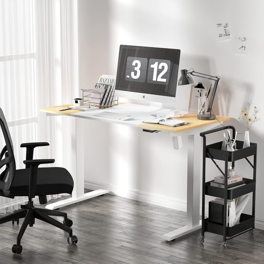 Electric Standing Desk with 48 x 30 Inches Adjustable Sit Stand Desk X4710