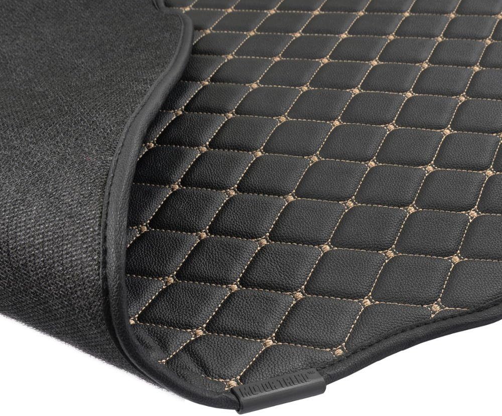 Luxury Padded PU Leather Trunk Mat Cargo Liner for Ford Escape Pack of 2 G52167