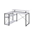 Antique White u0026 Black Writing Desk T56670