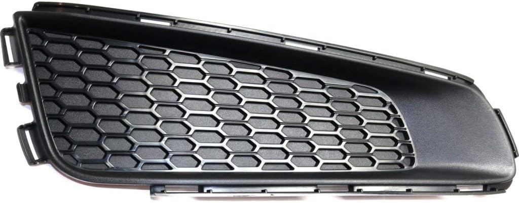 Textured Black Fog Light Cover Pair for Cadillac ATS 2013 2014 E631151