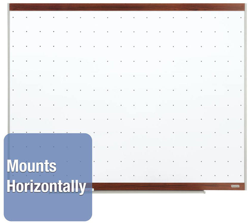 Mahogany Magnetic Whiteboard 4 x 3 Feet G606