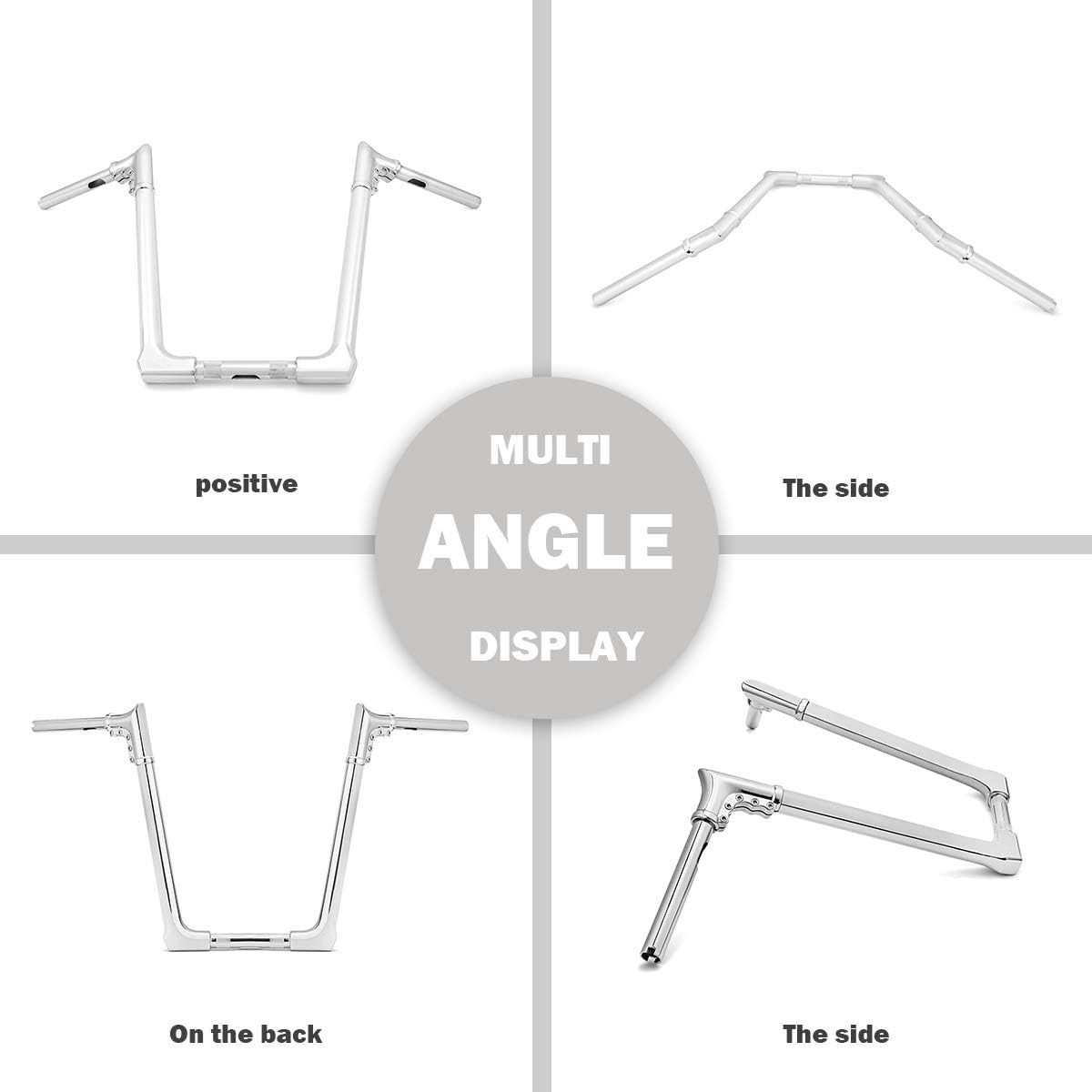 16" Rise Adjustable Ape Hanger Handlebar V714