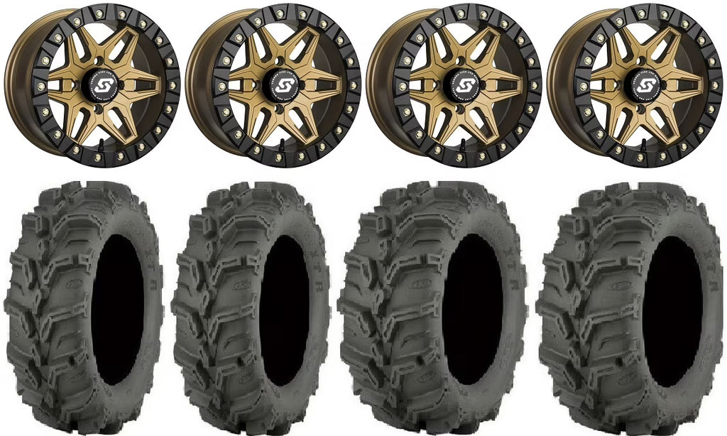 14" Br Wheels 27" Mud Lite XTR Tires W64242