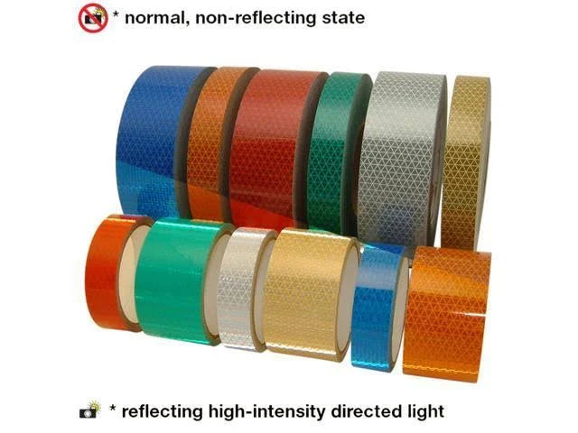 4 in. x 50 yds. Silver-White Conspicuity Tape B627532