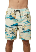 Bone Palm Trees Board Shorts R95237