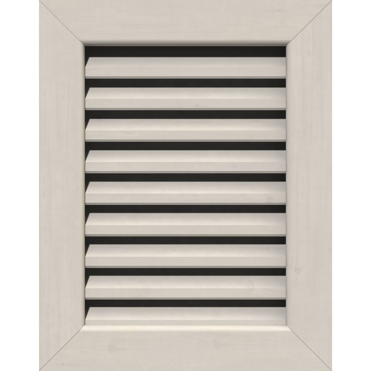 18 inchw x 18 inchh Primed Smooth Western Red Cedar Gable Vent O2402