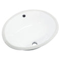 White Oval Undermount Vitreous China Lavatory L904805