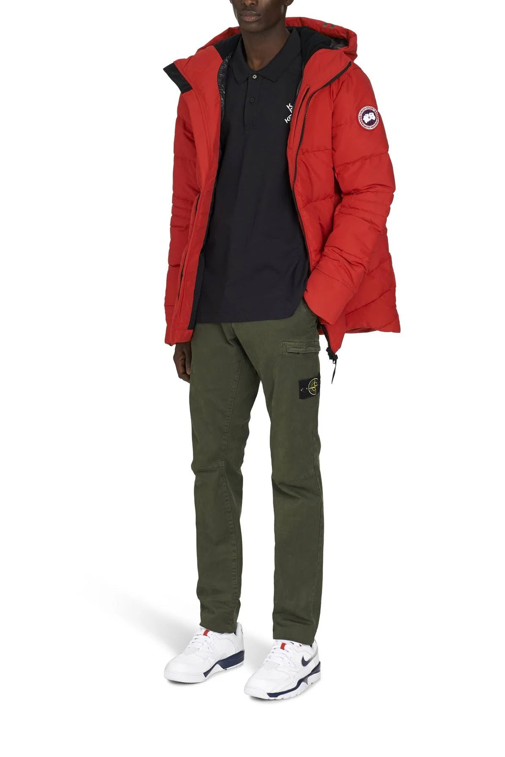 Red Men's Coat C767