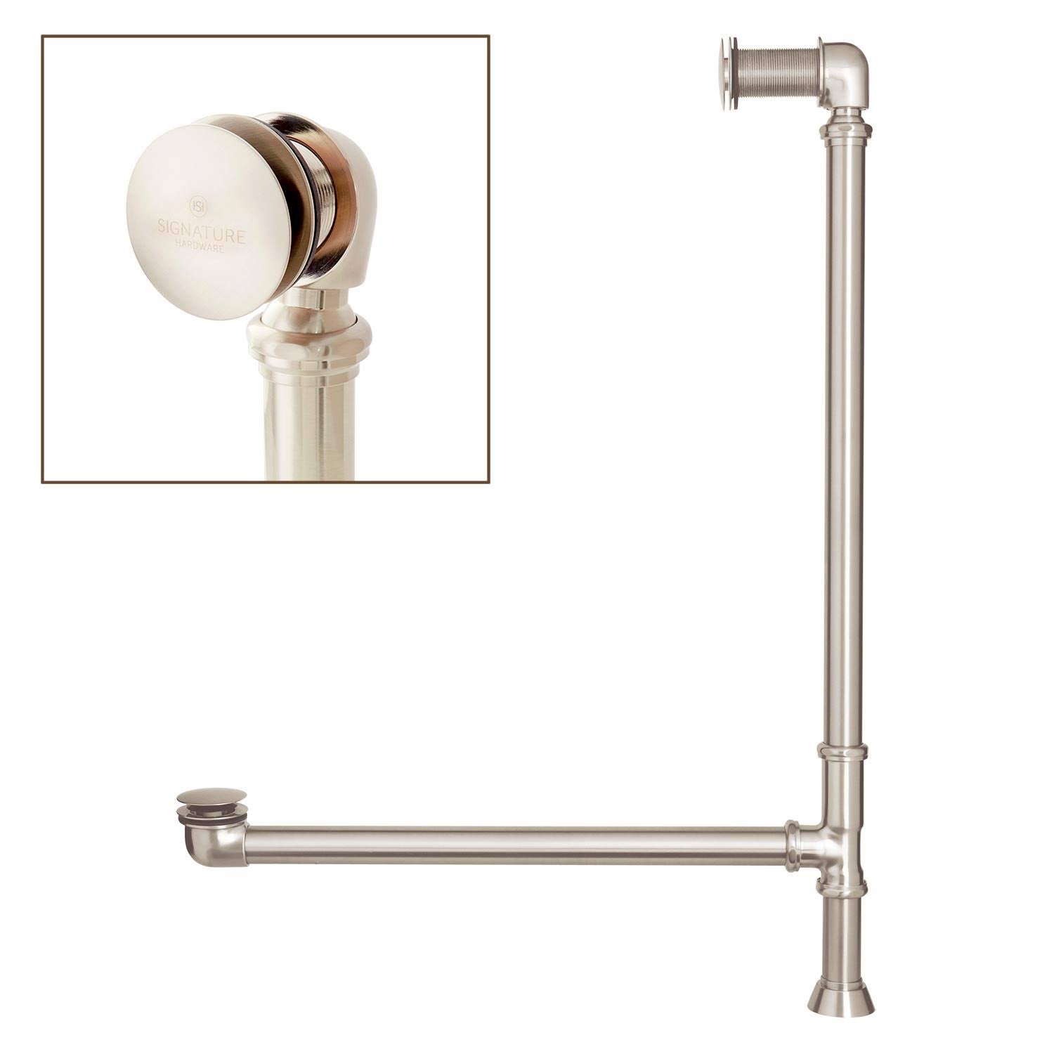 Pop-Up Tub Drain with Swivel Head O956