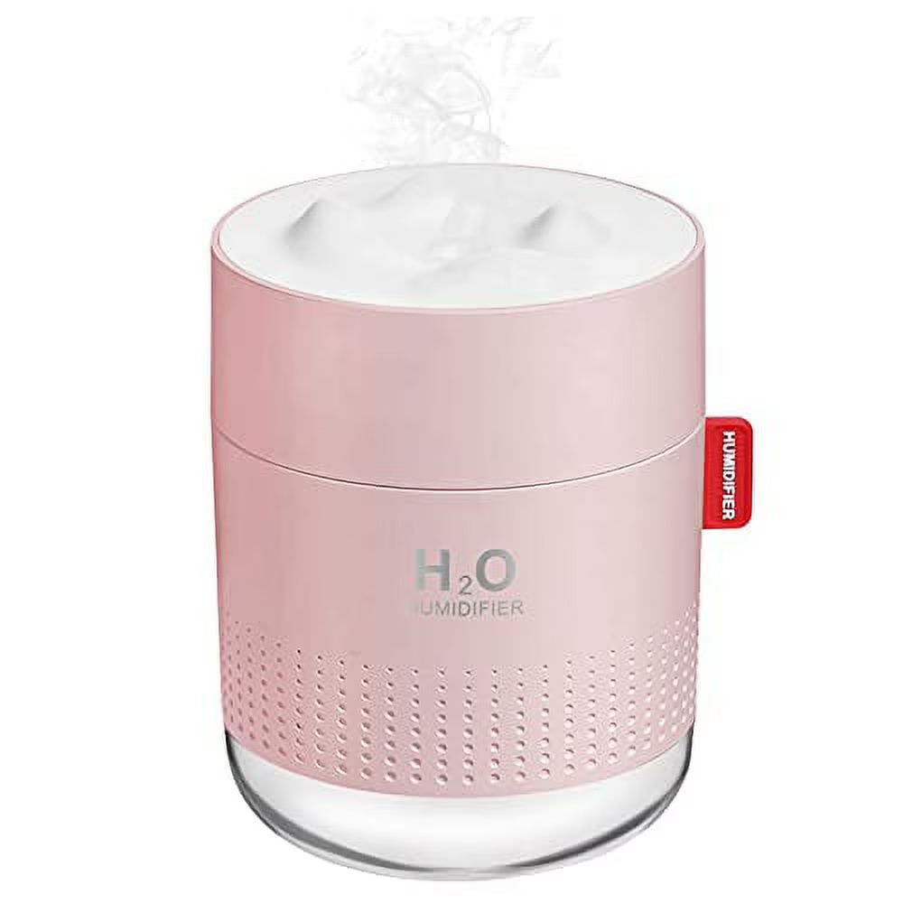 Pink 500ml USB Mini Cool Mist Humidifier V7799