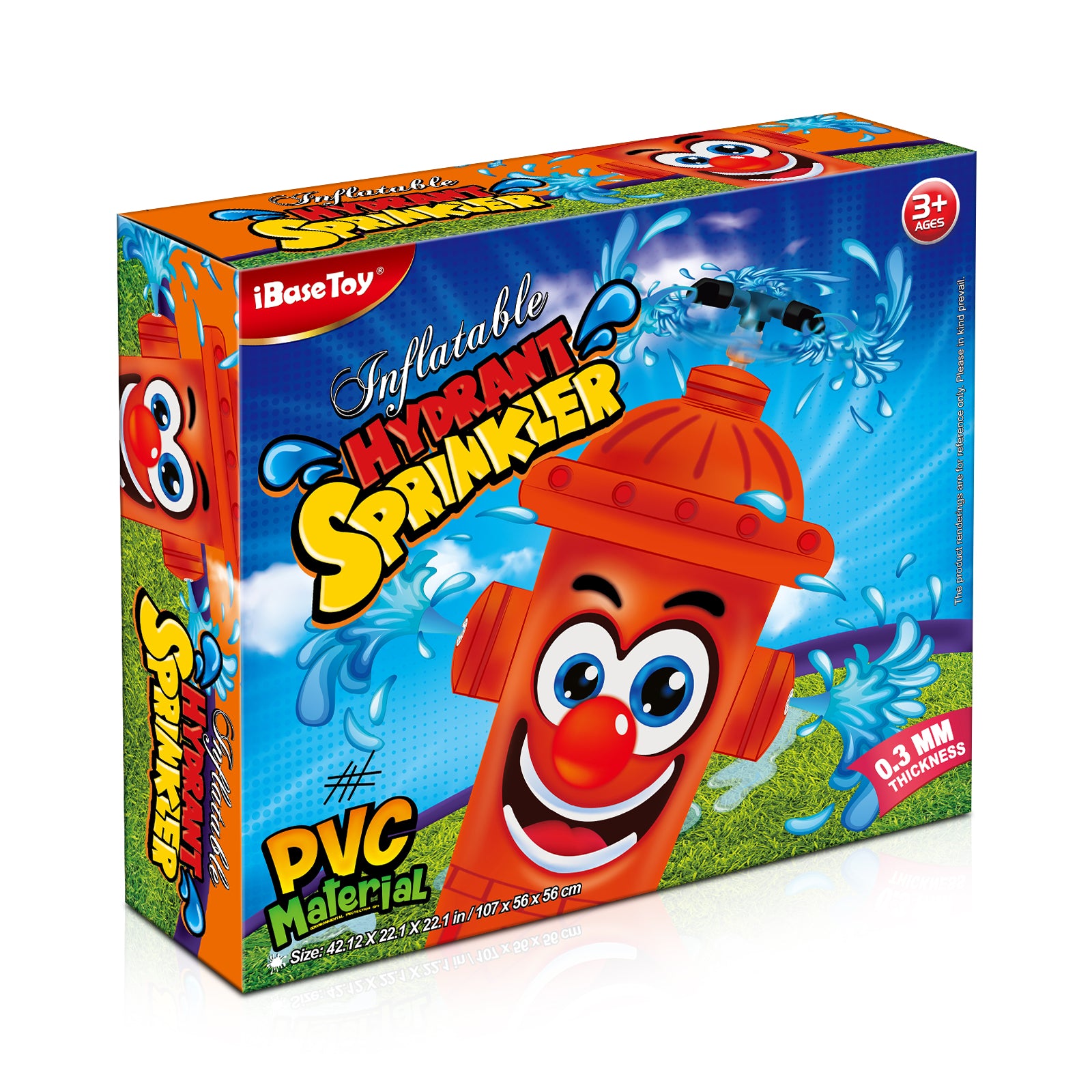 Inflatable Hydrant Water Sprinkler Toy Q226
