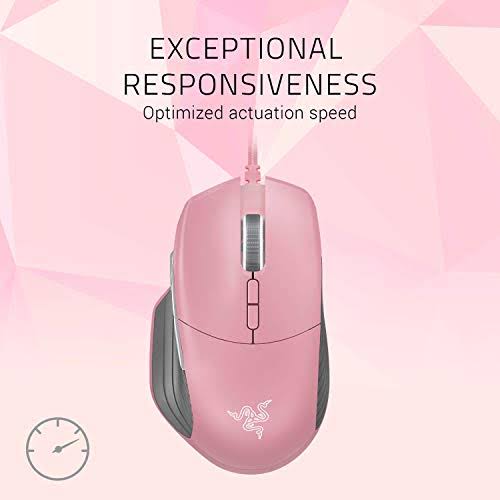Quartz Pink Wired Optical Gaming Mouse D87730