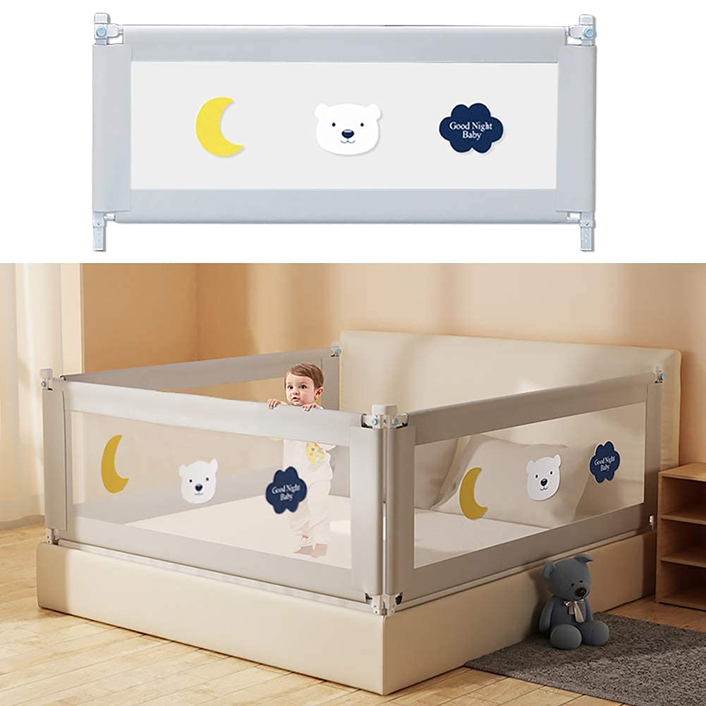 78 Inch Grey Bed Rail Guard S651104