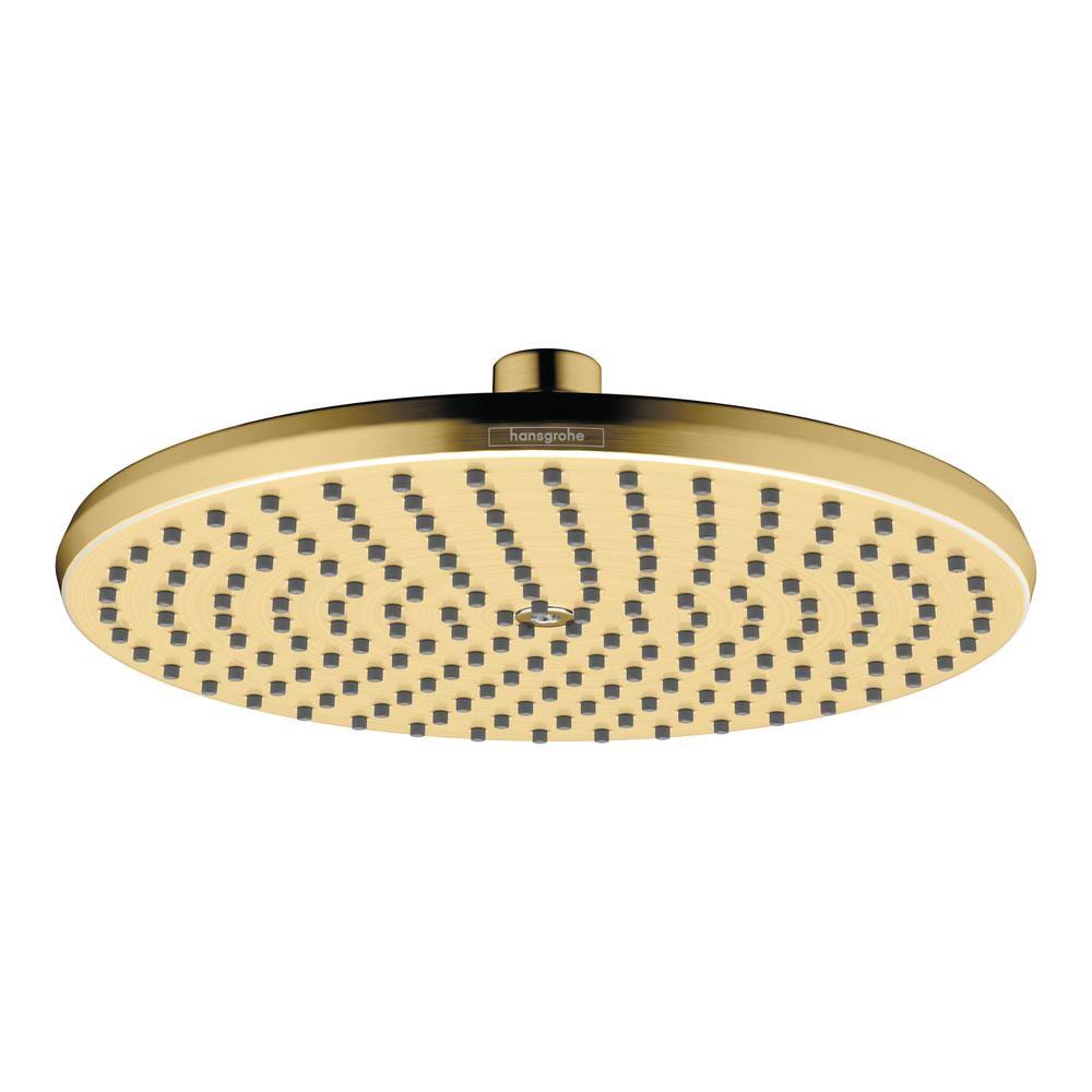 Brushed Gold Optic Fixed Shower Head, Flow Rate: 2.5 I16325