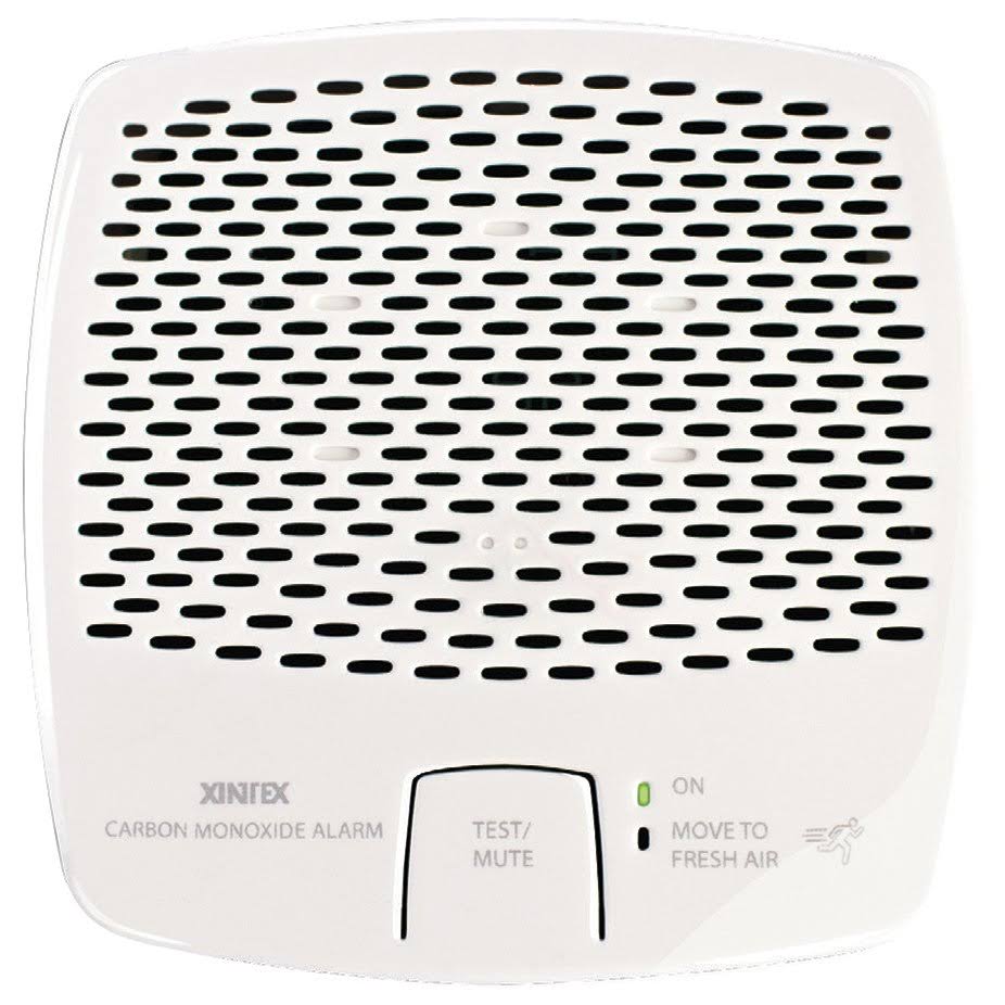 Carbon Monoxide Alarm Battery Operated White I836258