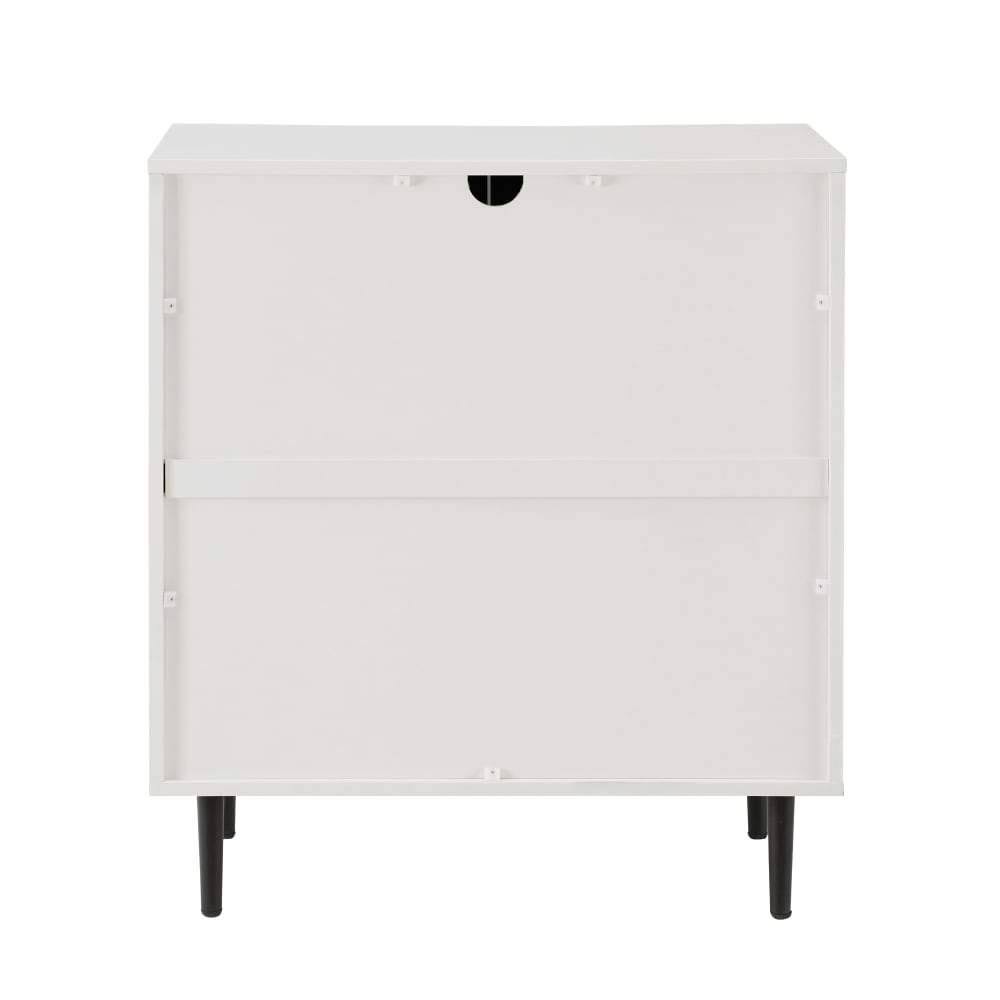 Solid White Accent Cabinet E620065