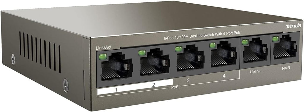 Layer-3 Managed PoE Switch with 9 PoE Ports and 1 SFP V505108