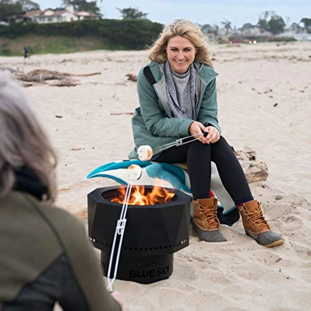 Steel Round Wood Pellets Fire Pit X459828