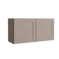 Sterling Gray Finish Laminate Shaker Wall Kitchen Cabinet 36 in. x 18 in. x 12 in. Y972