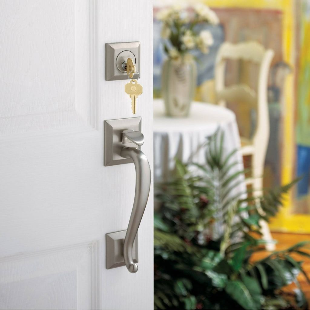Lifetime Satin Nickel Single Cylinder Handleset N98303
