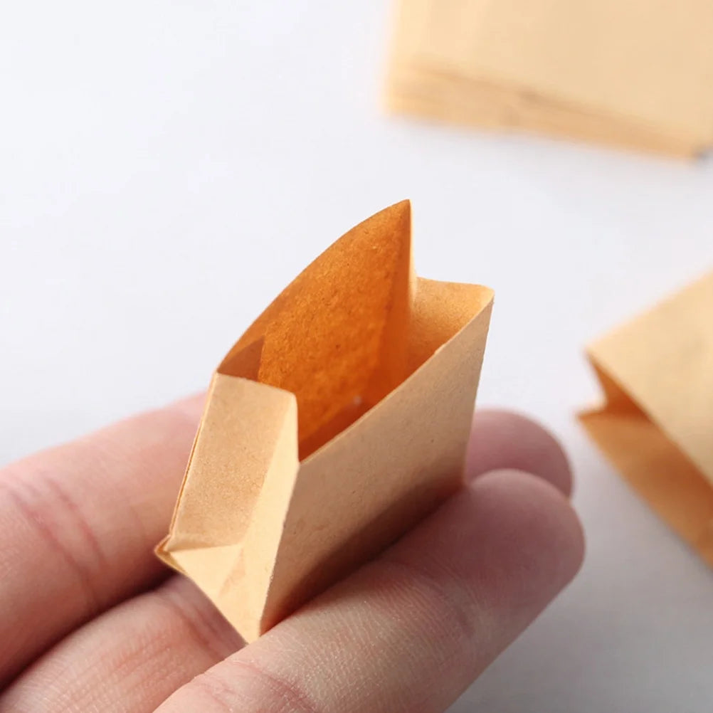 Miniature Dollhouse Paper Bag Grocery Carrier V250