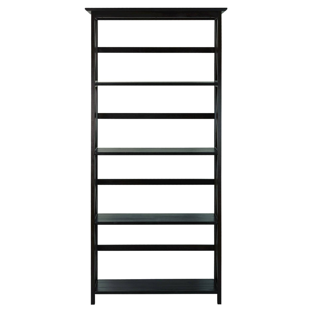 5-Tier Bookcase Espresso L5367