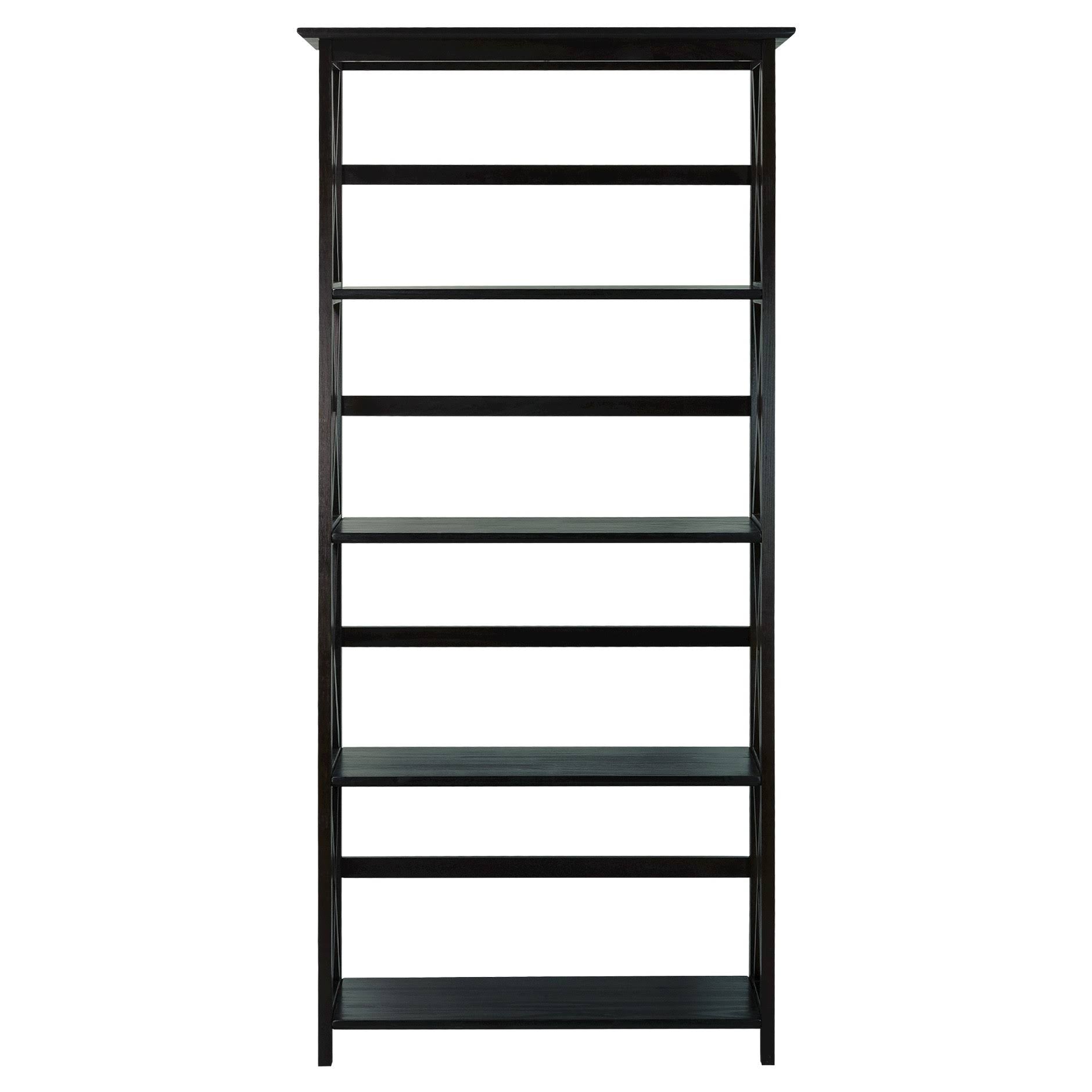 5-Tier Bookcase Espresso L5367