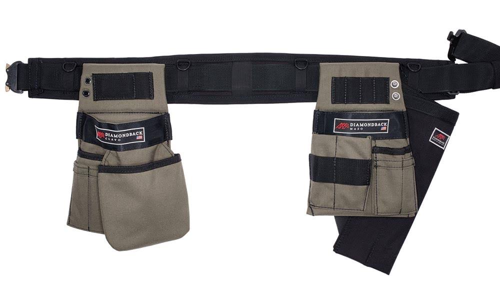 Trim Carpenter Tool Belt, Ranger Green, Medium L498