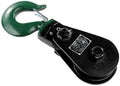 Snatch Block with Hook (3/4 Inch Wire x 10 Inch Sheave) Y5102