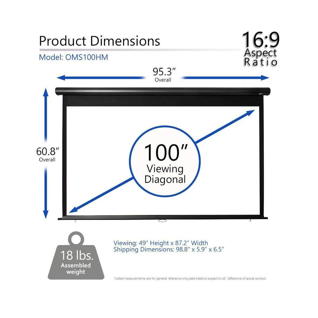 Manual Projection Screen W75090