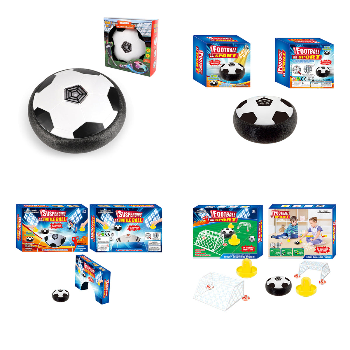Hover Soccer Ball Air Floating Toy with Music LED Lights N687