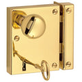 Polished Brass Rim Lock Entrance G672615